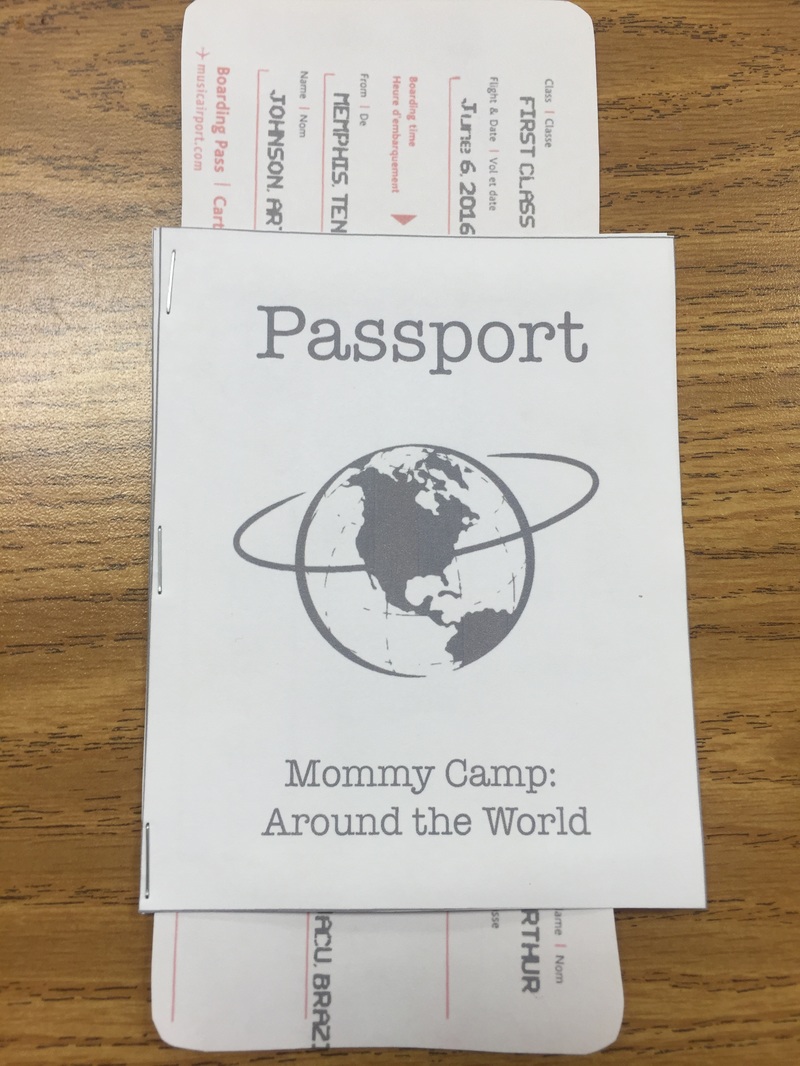 free passport printable and link to create your own airplane ticket