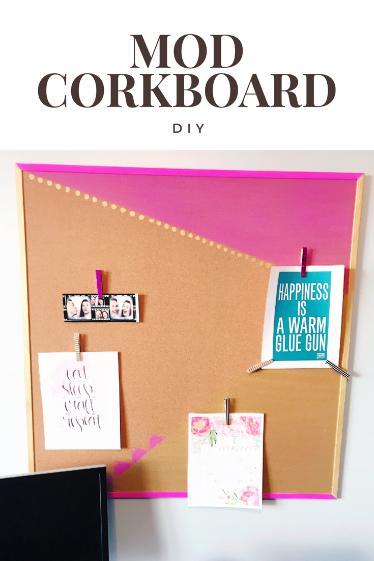 DIY Mod Corkboard